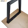 MetaloPro Stolové Nohy Atria Lite – 2x Čierne Kovové Náhľad obrázku produktu 7