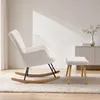 MODFU Relaxsessel Schaukelstuhl,Relaxstuhl mit Hocker und Produktbild-Vorschau 4