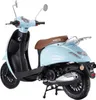Motorroller Massimo 50ccm 45km/h, Euro 5, babyblau GT Produktbild-Vorschau 7