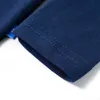 vidaXL Kinder-Langarmshirt Marineblau 116 Produktbild-Vorschau 4