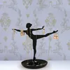 schmuckhalter Ballerina 18 x 10 cm Stahl schwarz Produktbild-Vorschau 4