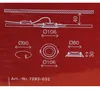 set di 3 luci LED da incasso, Ø 10,6 cm, 4,8 W, nichel Anteprima dell’immagine prodotto 3