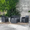 Keter Garden 2-Sitzer Sofa Rosalie Graphitgrau Produktbild-Vorschau 3