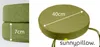 sunnypillow 2er Set Stuhlkissen Rund Ø 40 cm, wasserdicht Produktbild-Vorschau 2