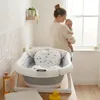 moovkee Babybadewanne Faltbar 80 cm Grau mit Thermometer Produktbild-Vorschau 2