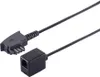 TAE F-Stecker / Western-Buchse 6/4 0,2m Produktbild-Vorschau 1