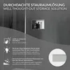 LuxeBath Nicchia da parete in acciaio inox, 20x30x10 cm, Anteprima dell’immagine prodotto 4