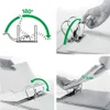 A collage of four images demonstrating how to use a binder. Anteprima dell’immagine prodotto