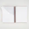 Cahier A5, 80 pages, papier lisse, reliure à spirale, bleu Voir les images du produit 4