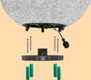 esotec Solar Stein-Leuchtkugel, D=40cm, 9 Leuchtfarben, Produktbild-Vorschau 6