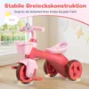 COSTWAY Dreirad Kinder, Kinderdreirad mit Klingel, Pedalen, Produktbild-Vorschau 7