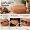 KERAZO 4,5 Liter Brotbackform mit Deckel und Getreidemuster Produktbild-Vorschau 8