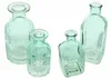 4x Vase "Aqua" in türkis, 10-19 cm klein, aus klarem Glas, Produktbild-Vorschau 2