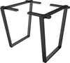 DanDiBo 2x Tischbeine Metall Schwarz 72 x 72 cm Produktbild-Vorschau 12