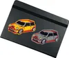 Auto Mini Cooper Eisen Emblem Patch Grau Produktbild-Vorschau 3