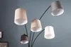 Design Bogenlampe LEVELS 200cm schwarz grau 5 Leinen Produktbild-Vorschau 5