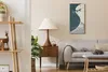 Wandbild Leinwand Bilder mit Uhr 30x60 Gemälde Fluss Winter Produktbild-Vorschau 3