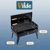 Vilde | Kufríkový gril na drevené uhlie - 43x26x29 cm - Náhľad obrázku produktu 5