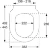 Pressalit Comfort WC-Sitz Softclose/Quickrelease und Produktbild-Vorschau 6