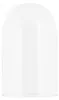 Clayre & Eef Cloche en verre Ø 14x34 cm Blanc Bois Voir les images du produit 2