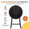 Goliving Bartisch Ø80x110cm - Stehtisch - Klappbar - Stabil Produktbild-Vorschau 2