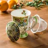 Tasse mit Sieb, goldene Lilie, 325 ml Produktbild-Vorschau 5