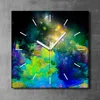 Coloray Uhr auf Leinwand 30x30 cm Wand Uhr Dekoration Produktbild-Vorschau 2