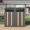 Abri pour poubelles d'extérieur, abri pour poubelles avec Voir les images du produit 8