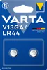 A package of VARTA V13GA/LR44 alkaline button cell batteries. Voir les images du produit