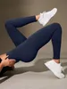 Damen Leggings Gerippt Nahtlos - Hoher Bund - Größe L - Produktbild-Vorschau 5