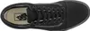 A top-down view of a black Vans sneaker. Anteprima dell’immagine prodotto