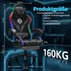 Herná stolička Hoffree, ergonomická, s masážnou funkciou (2 Náhľad obrázku produktu 11