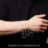 JEWLIX Uni Panzerarmband aus 925er Silber 3mm (Länge 21cm) Produktbild-Vorschau 3