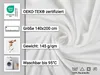 Spannbettlaken in 140x200 cm, Steghöhe bis 35 cm, 100% Produktbild-Vorschau 2