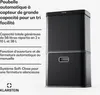 Klarstein poubelle à capteur sans fil 56 L - Poubelle de Voir les images du produit 2
