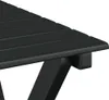 vidaXL Schaukelstühle 2 Stk. mit Klapptisch Schwarz Produktbild-Vorschau 8