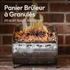 CASABEL Panier Brûleur Pellets & Granulés Épais, 20cm, Cap. Voir les images du produit 3