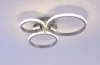 Plafonnier LED, couleur acier, Ring Design, L 39 cm Voir les images du produit 16