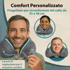 FLOWZOOM COMFY Cuscino da viaggio memory foam 360°, grigio Anteprima dell’immagine prodotto 2