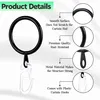 Anillos para cortinas, 50 unidades – Anillos para cortinas Vista previa de la imagen del producto 3