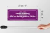 Holzschild Spruch 27x10cm ohne Achtung gibt es keine Liebe Produktbild-Vorschau 6