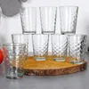 Set di 8 bicchieri da 200 ml: Vetro spesso, Decorazione Anteprima dell’immagine prodotto 2