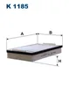FILTRON Innenraumfilter Pollenfilter 262x163x46 mm, ersetzt Produktbild-Vorschau 2