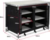 JOIEYOU Campingküche Faltbar Campingschrank mit Produktbild-Vorschau 2