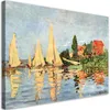 Leinwandbild  Regatta in Argenteuil - Claude Monet 100x70 Produktbild-Vorschau 1