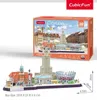 Entdecke Warschau: 3D Skyline Puzzle von Cubic Fun! Produktbild-Vorschau 1