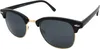 Browline Sonnenbrille Polarisiert Getönt Schwarz Gold Retro Produktbild-Vorschau 1