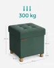 SONGMICS Sedací stolička, 37L, skládací sedací truhla, Náhled obrázku produktu 4