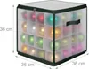 Scatola porta palline di Natale Relaxdays, 64 palline, A x Anteprima dell’immagine prodotto 4