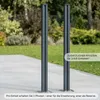 MinteChill WPC Gartenzaun, Sichtschutzzaun 273x185cm mit Produktbild-Vorschau 5